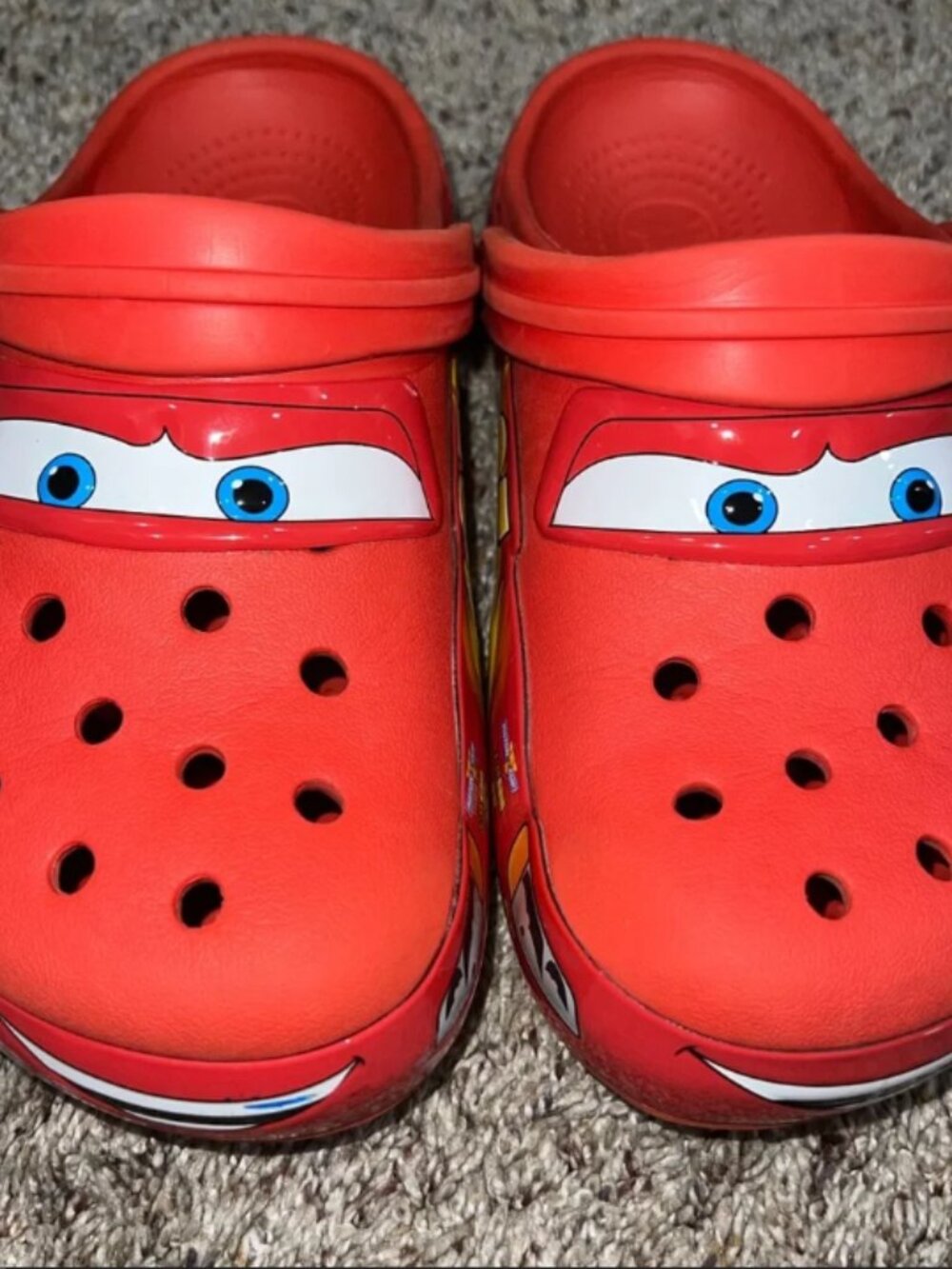 Disney Pixar, Cars Red Lightning McQueen crocs